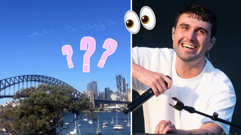 'He had one job': Fred Again confuses Sydney residents with message written in the sky