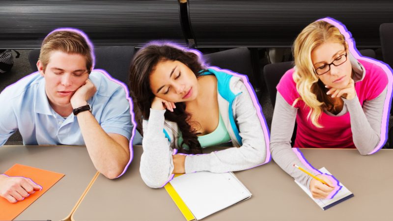 New study reckons that 8 am lectures are bad for your grades and in other news the sky is blue