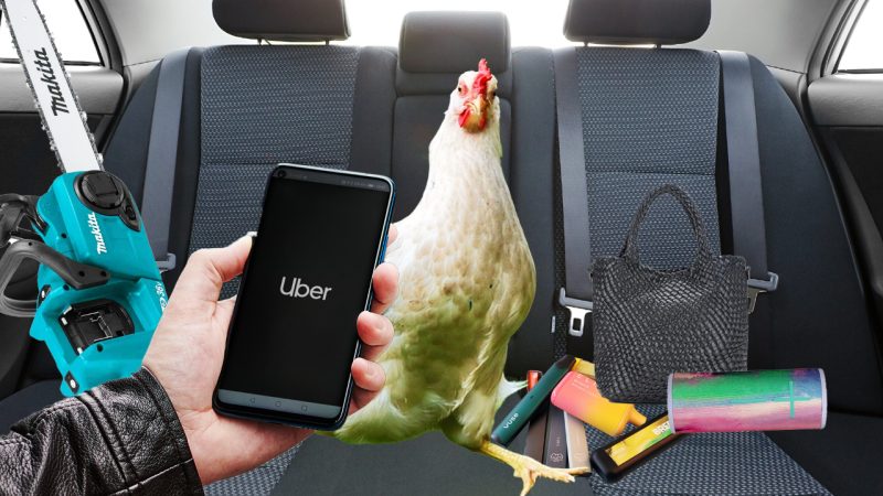 Uber revealed the wildest things Kiwis left in cars this year and someone srsly forgot a chook