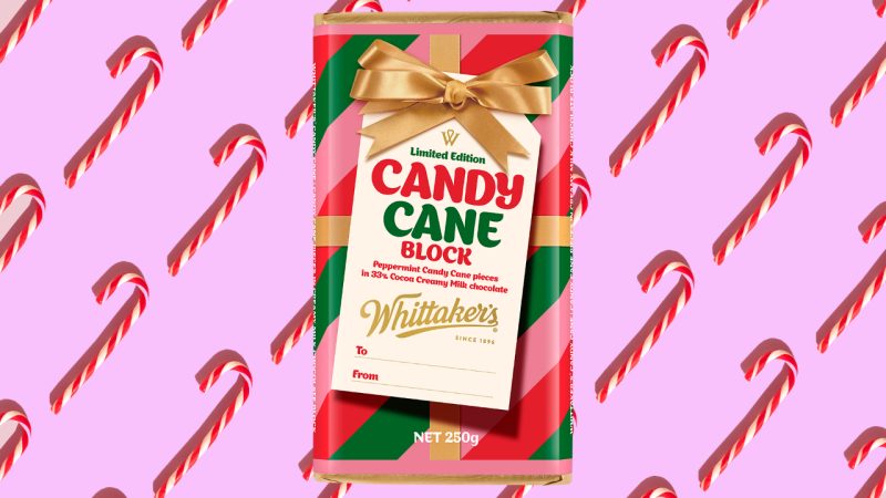 Whittaker's is releasing a limited-edition candy cane choc block, so that's secret Santa sussed