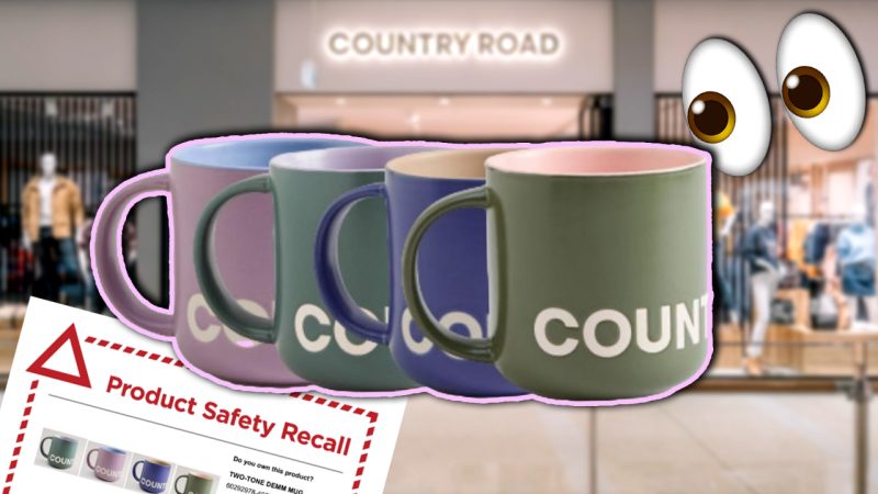 Country Road is recalling ALL of their popular mug range over a major safety risk
