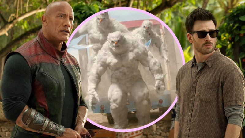 WATCH: The Rock and Chris Evans fight ripped snowmen in this COOKED new Santa kidnapping movie