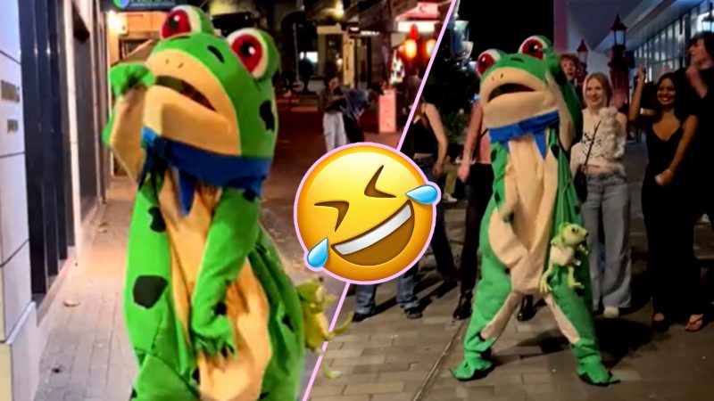 Why is a TikTok 'Frog Man' going viral for dancing with randoms in the Auckland CBD?  